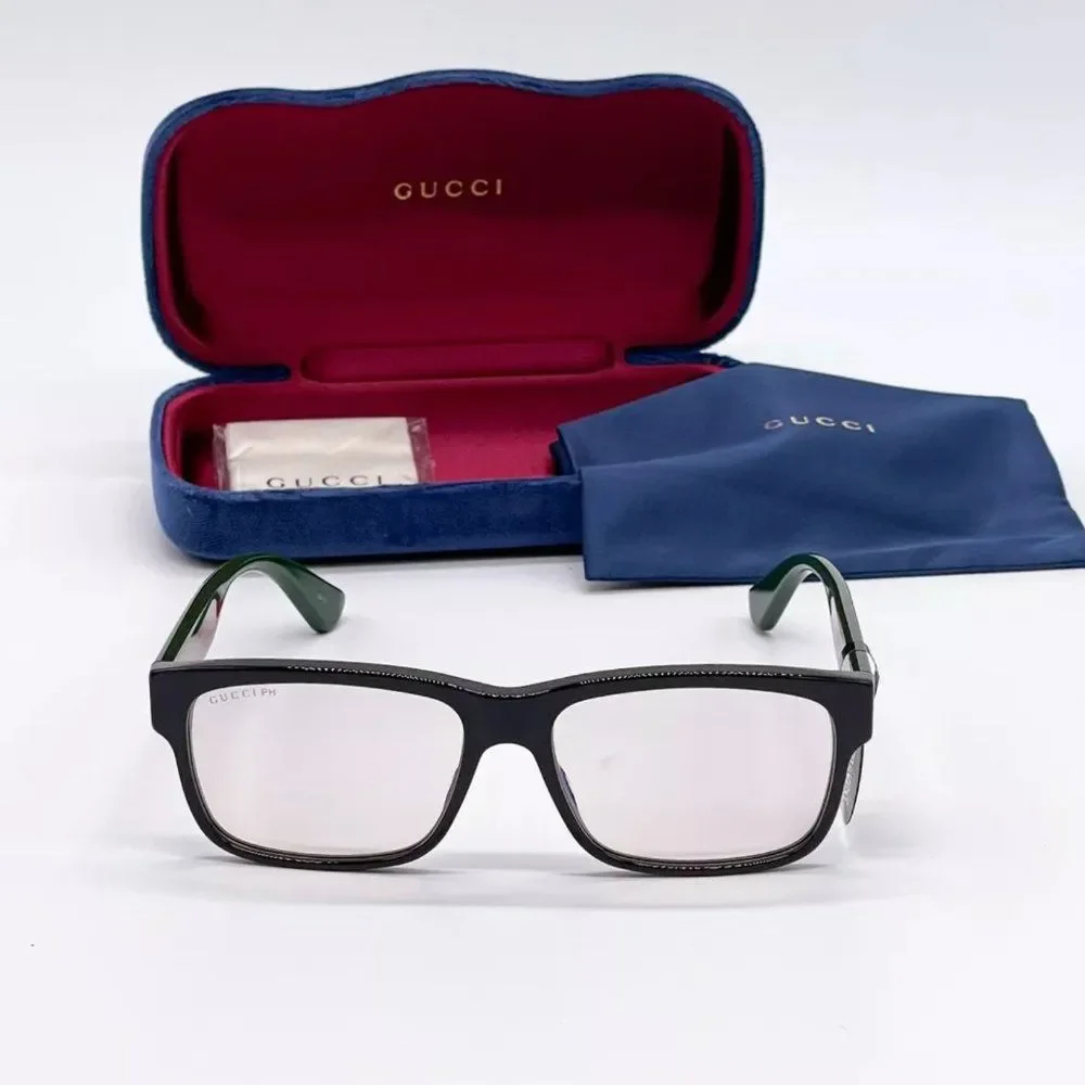 Sale! New Gucci Unisex 58mm Grey Transition Lens Eyeglasses!